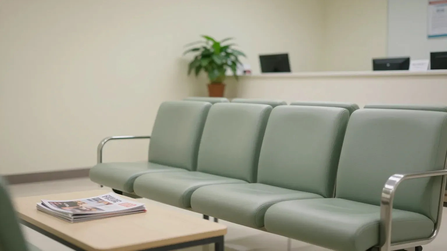 guide header — clinic waiting room