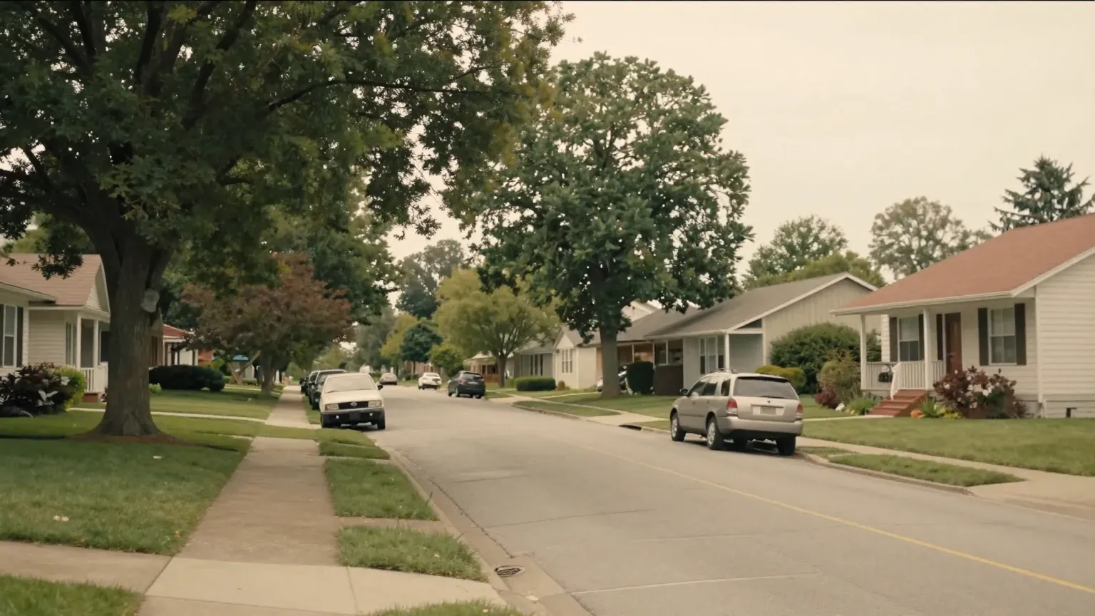 guide header — suburban street