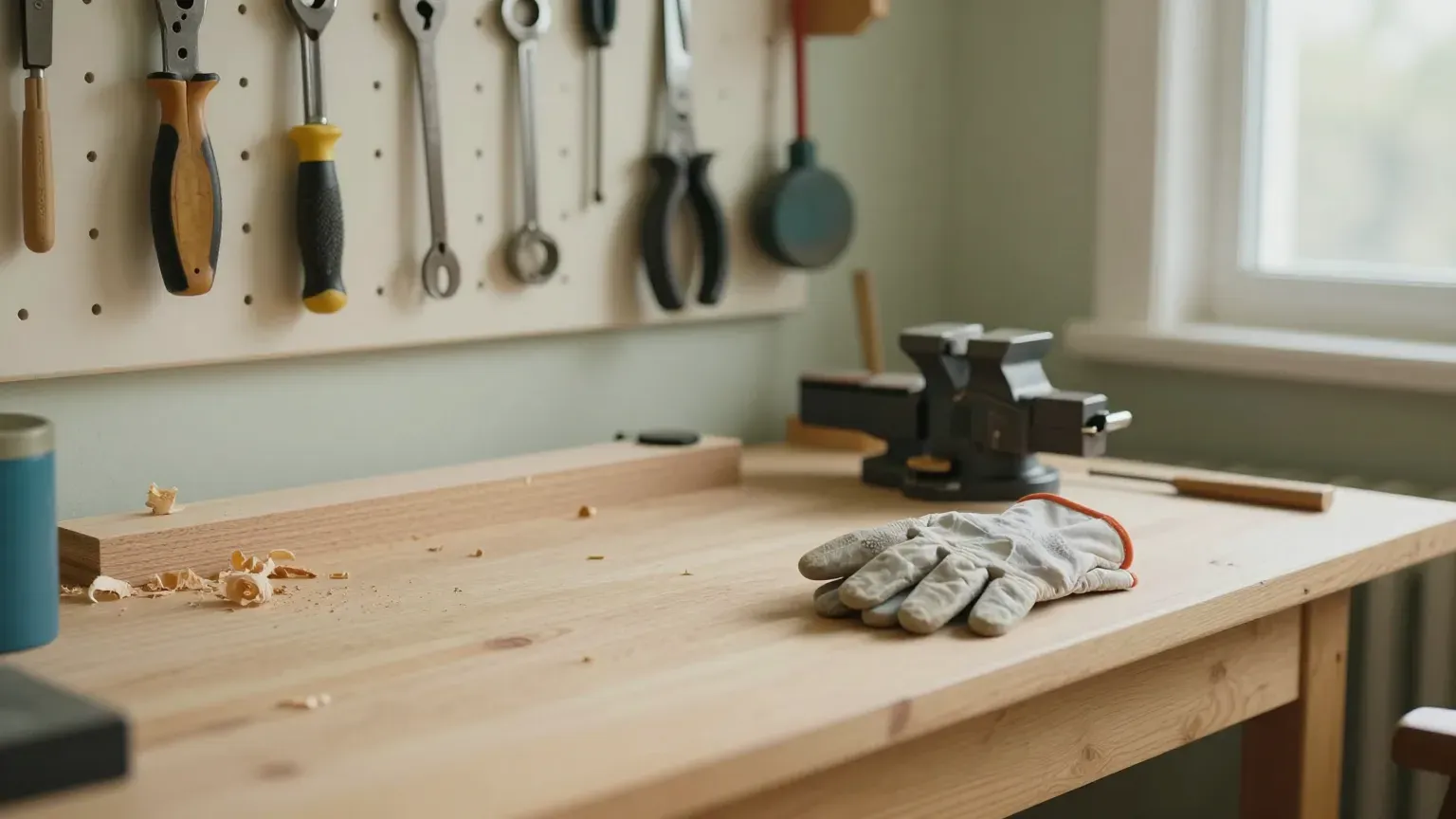guide header — workshop bench